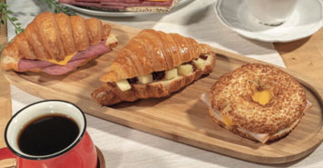 Kruvasan ve sandviç çeşitleri